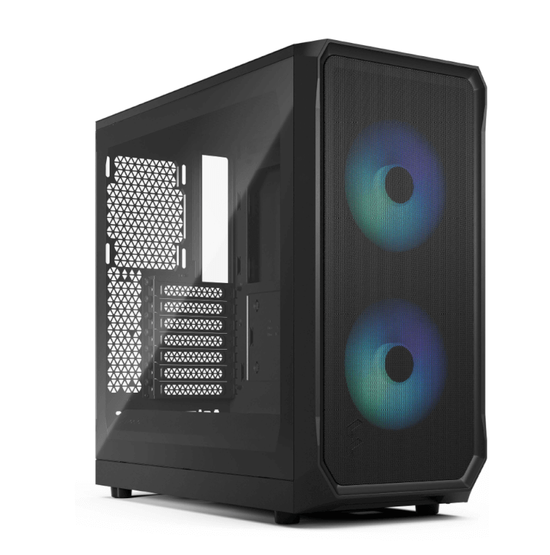 chassis tower white Mid Black Fractal 2 RGB Design case Focus ATX.png